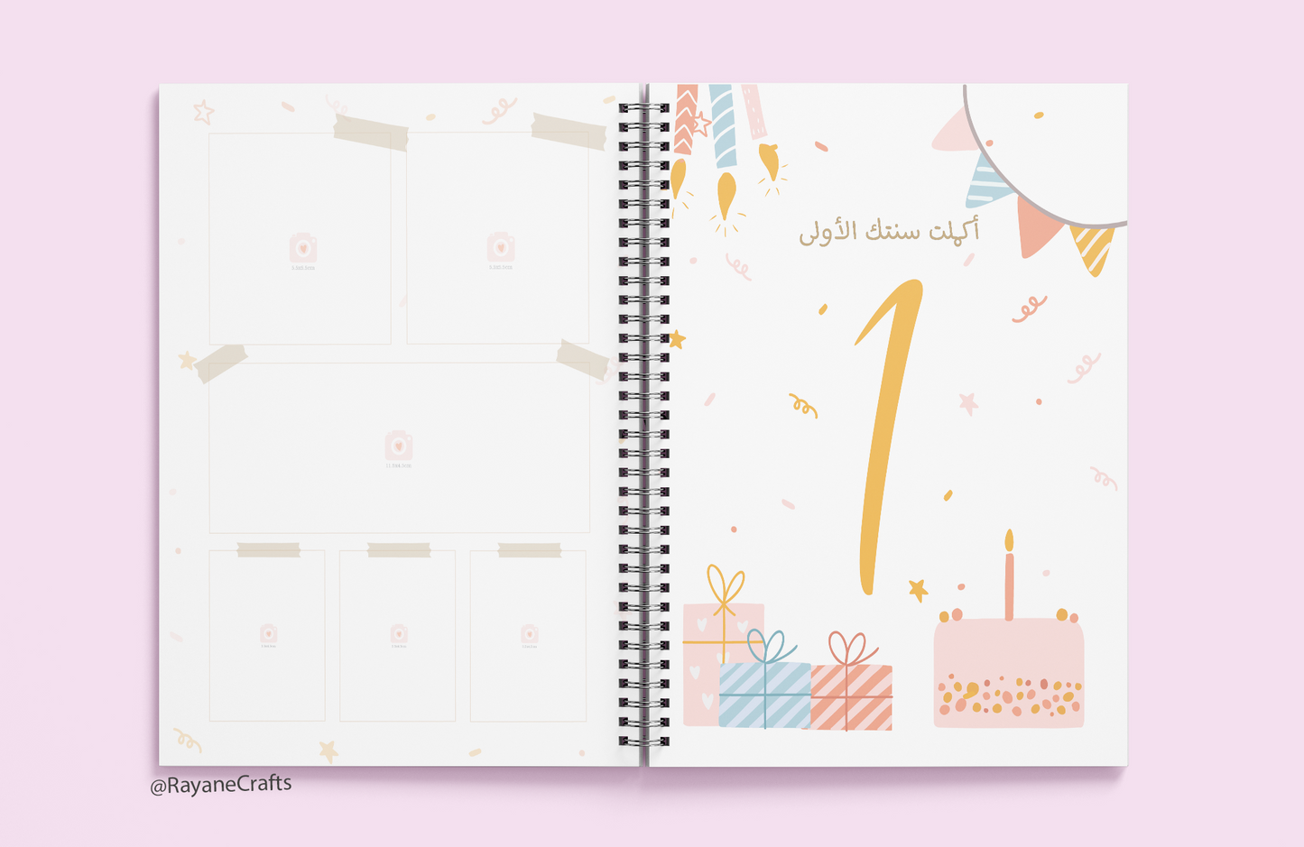 Baby Girl First year book